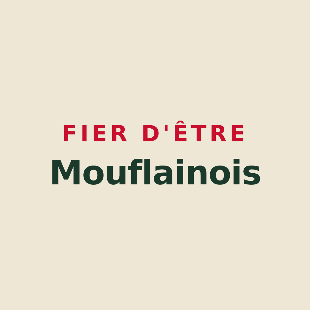 Tote bag « Fier d'être Mouflainois » — design pour Mouflaines