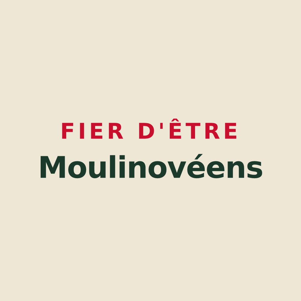 Tote bag « Fier d'être Moulinovéens » — design pour Moulin-Neuf