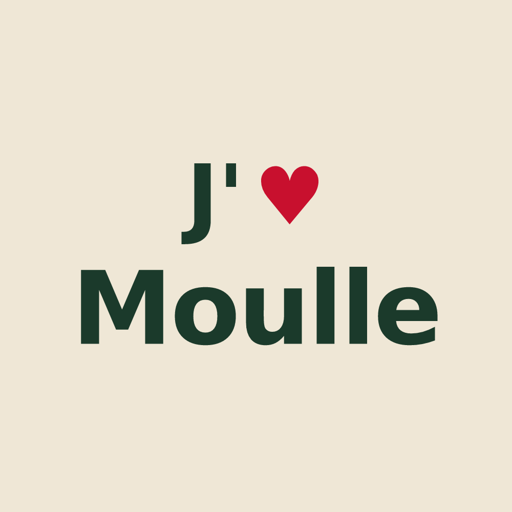 Tote bag personnalisé Moulle — design J'aime Moulle