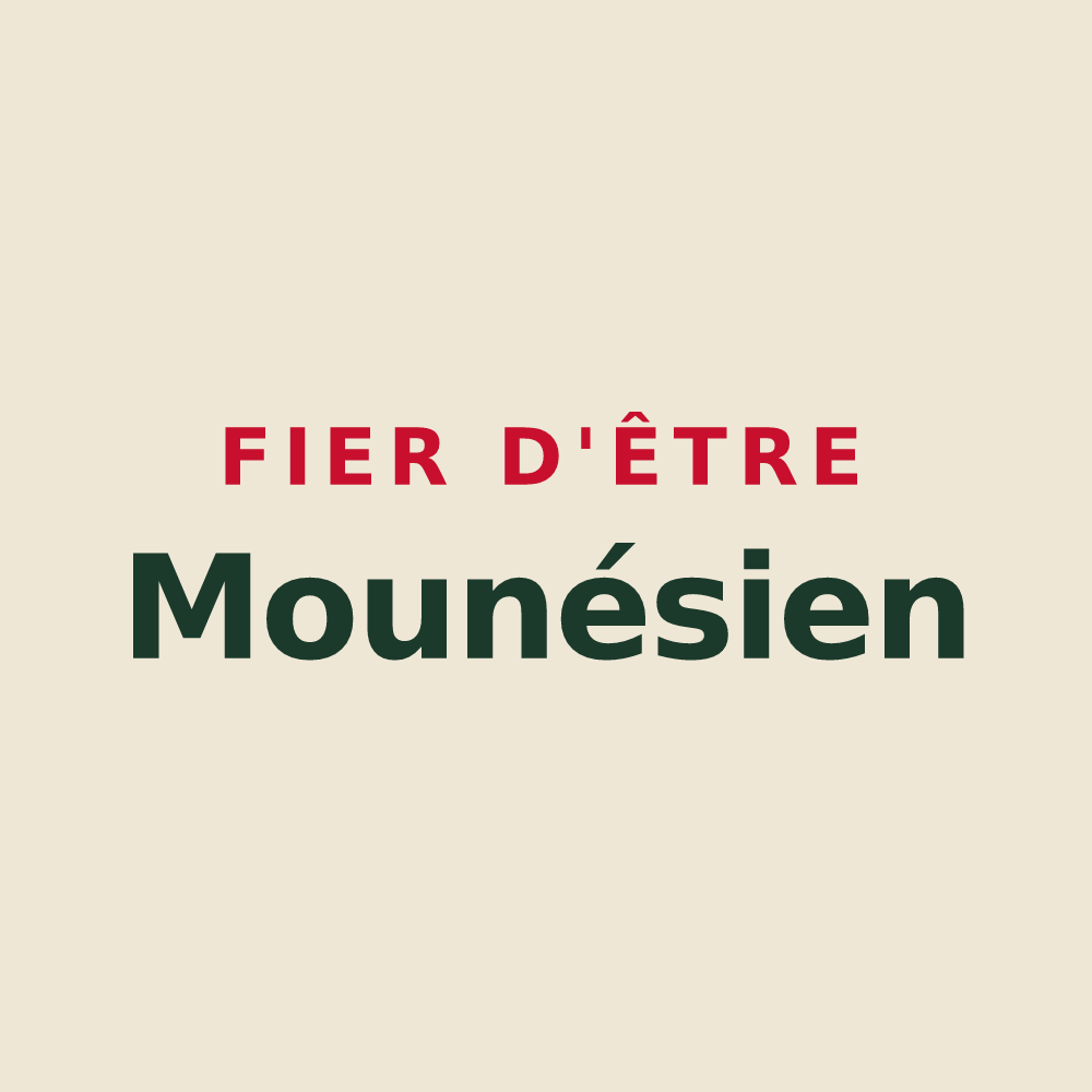 Tote bag « Fier d'être Mounésien » — design pour Mounes-Prohencoux