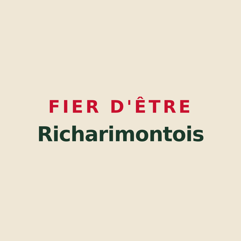 Tote bag « Fier d'être Richarimontois » — design pour Mouriez