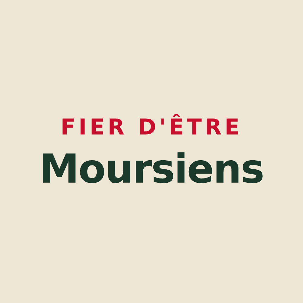 Tote bag « Fier d'être Moursiens » — design pour Mours