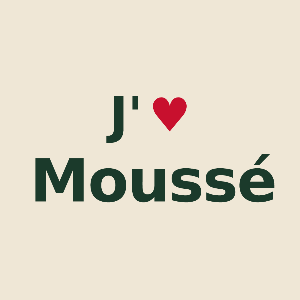 Tote bag personnalisé Moussé — design J'aime Moussé