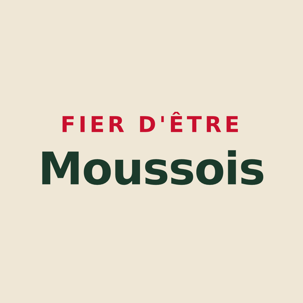 Tote bag « Fier d'être Moussois » — design pour Mousseaux-sur-Seine