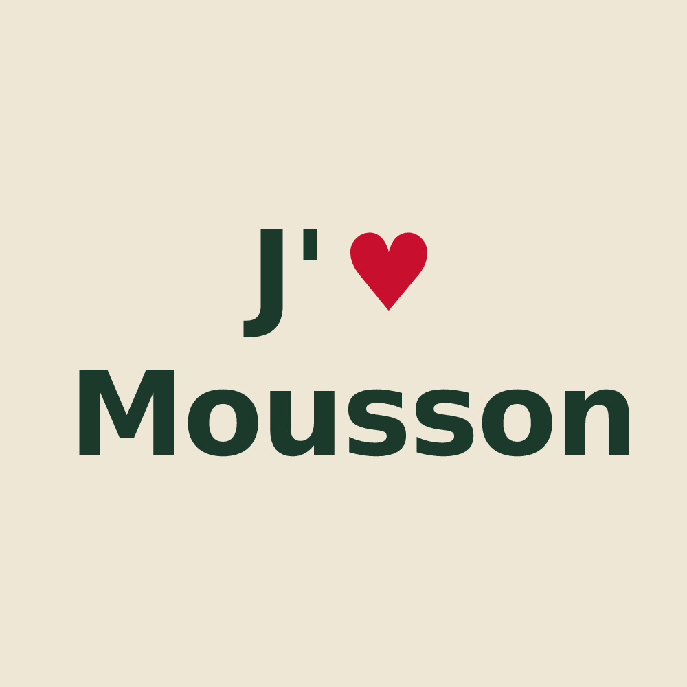 Tote bag personnalisé Mousson — design J'aime Mousson