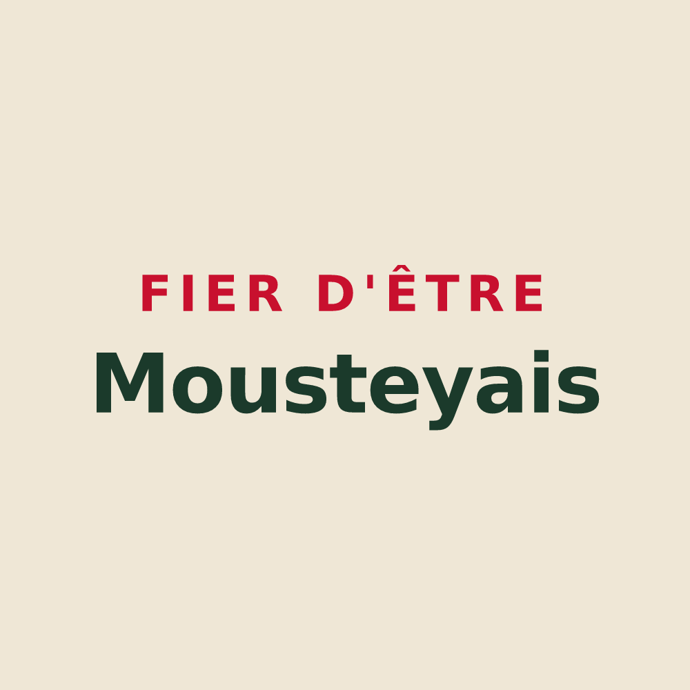 Tote bag « Fier d'être Mousteyais » — design pour Moustey