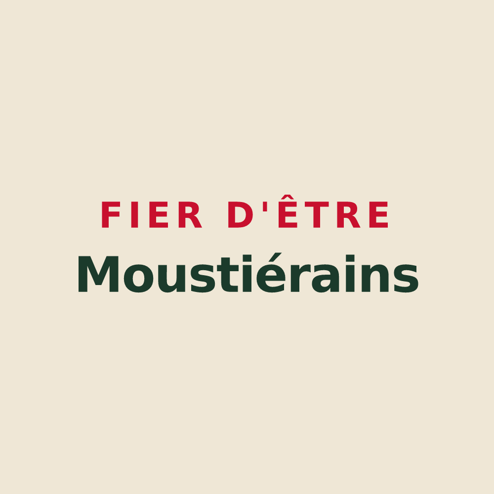 Tote bag « Fier d'être Moustiérains » — design pour Moustiers-Sainte-Marie