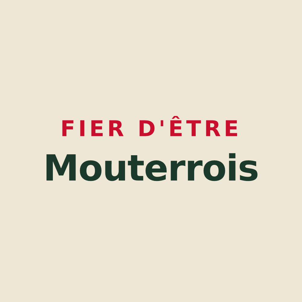 Tote bag « Fier d'être Mouterrois » — design pour Mouterre-sur-Blourde