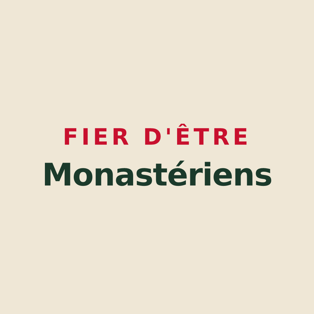 Tote bag « Fier d'être Monastériens » — design pour Mouthiers-sur-Boëme