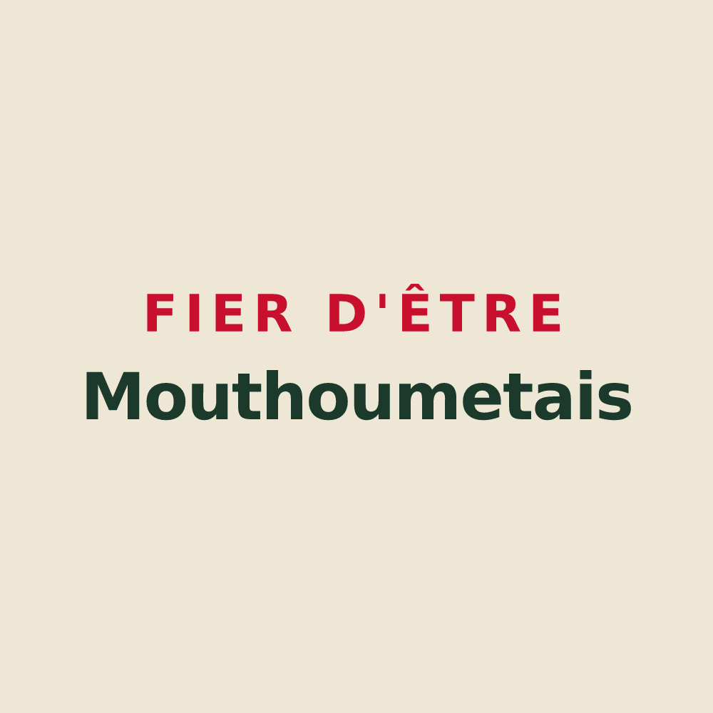 Tote bag « Fier d'être Mouthoumetais » — design pour Mouthoumet
