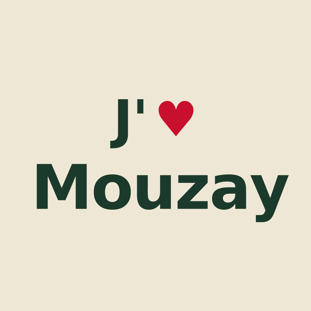 Tote bag personnalisé Mouzay — design J'aime Mouzay