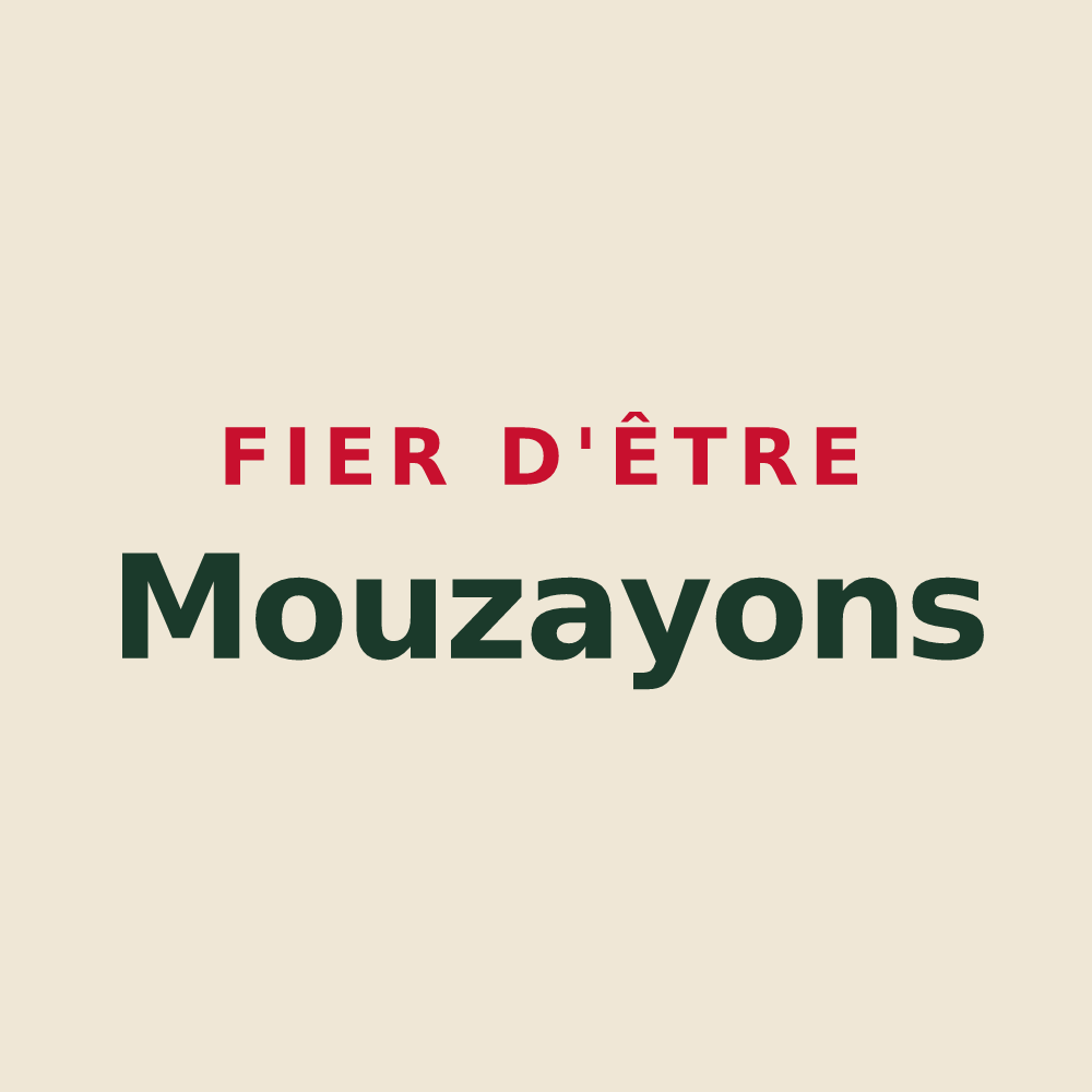 Tote bag « Fier d'être Mouzayons » — design pour Mouzay