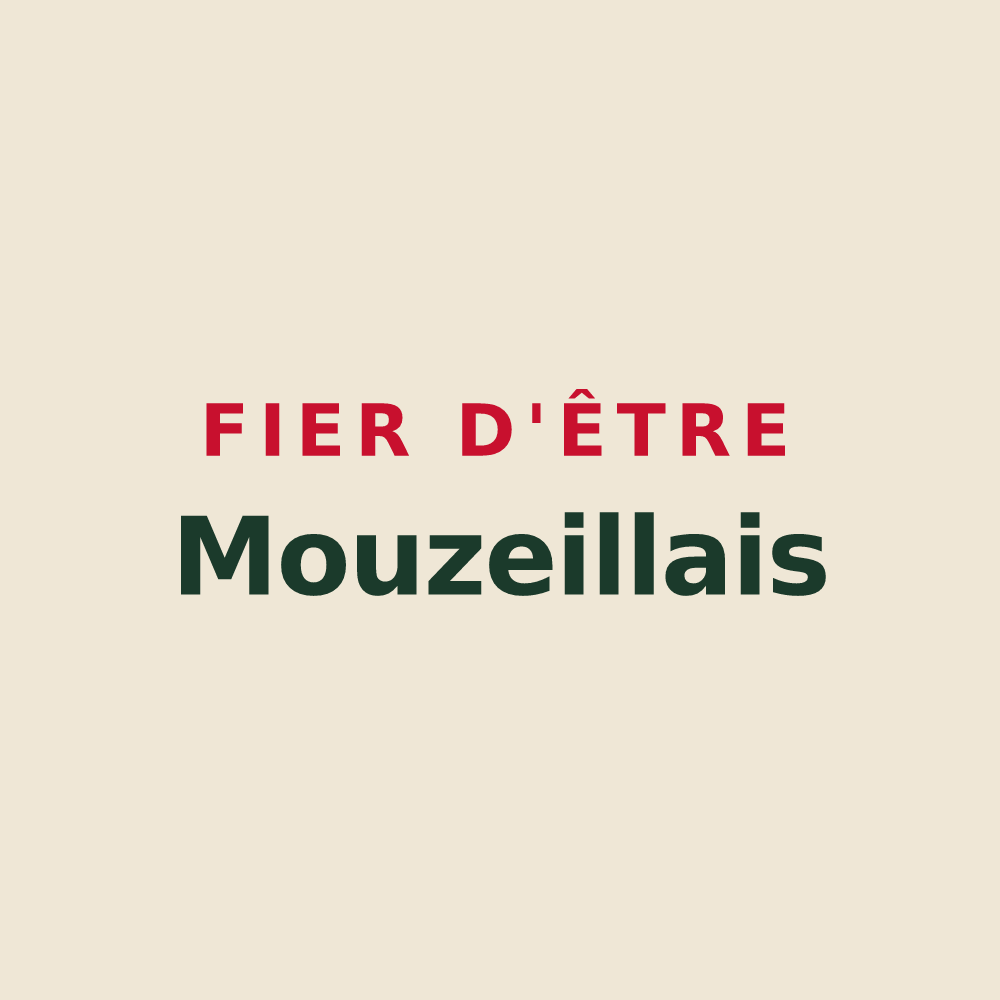 Tote bag « Fier d'être Mouzeillais » — design pour Mouzeil