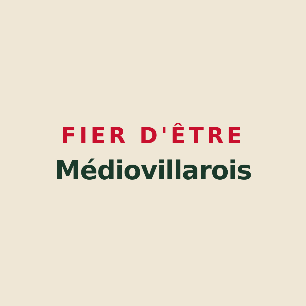 Tote bag « Fier d'être Médiovillarois » — design pour Moyvillers