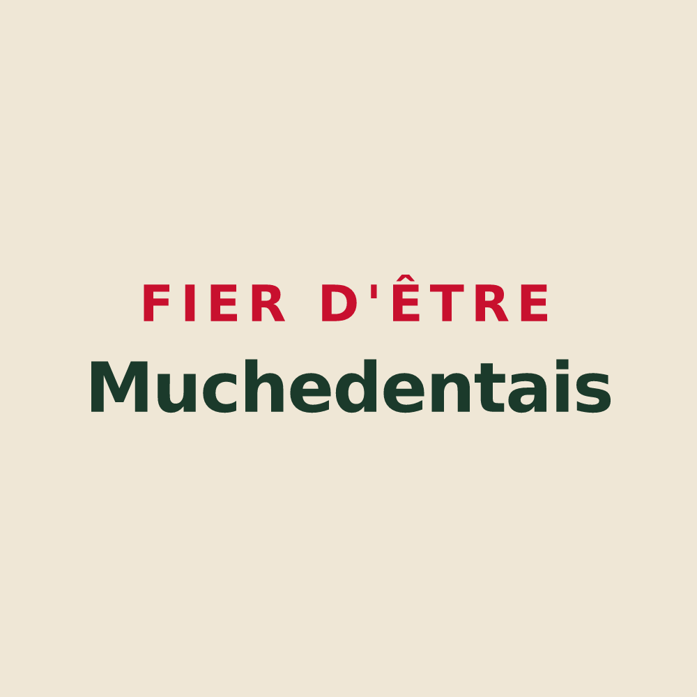 Tote bag « Fier d'être Muchedentais » — design pour Muchedent