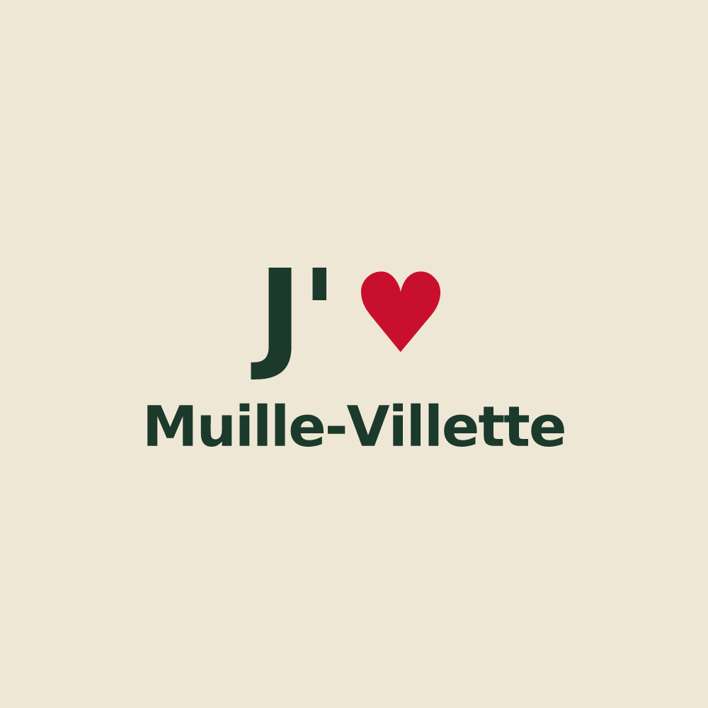 Tote bag personnalisé Muille-Villette — design J'aime Muille-Villette