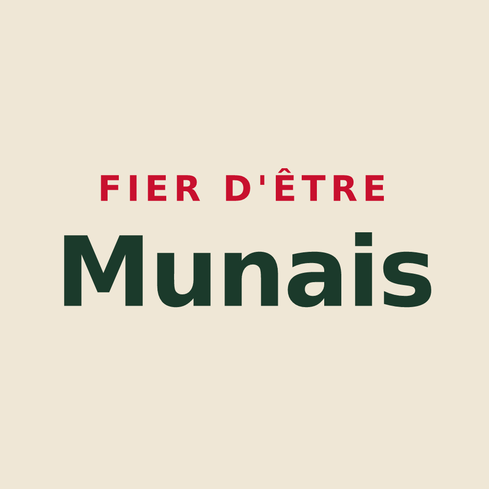 Tote bag « Fier d'être Munais » — design pour Mun