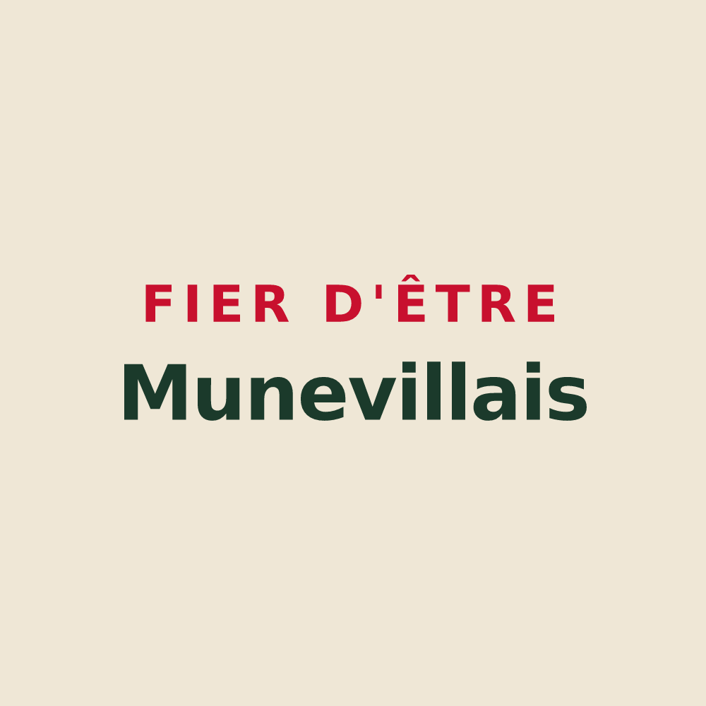 Tote bag « Fier d'être Munevillais » — design pour Muneville-sur-Mer