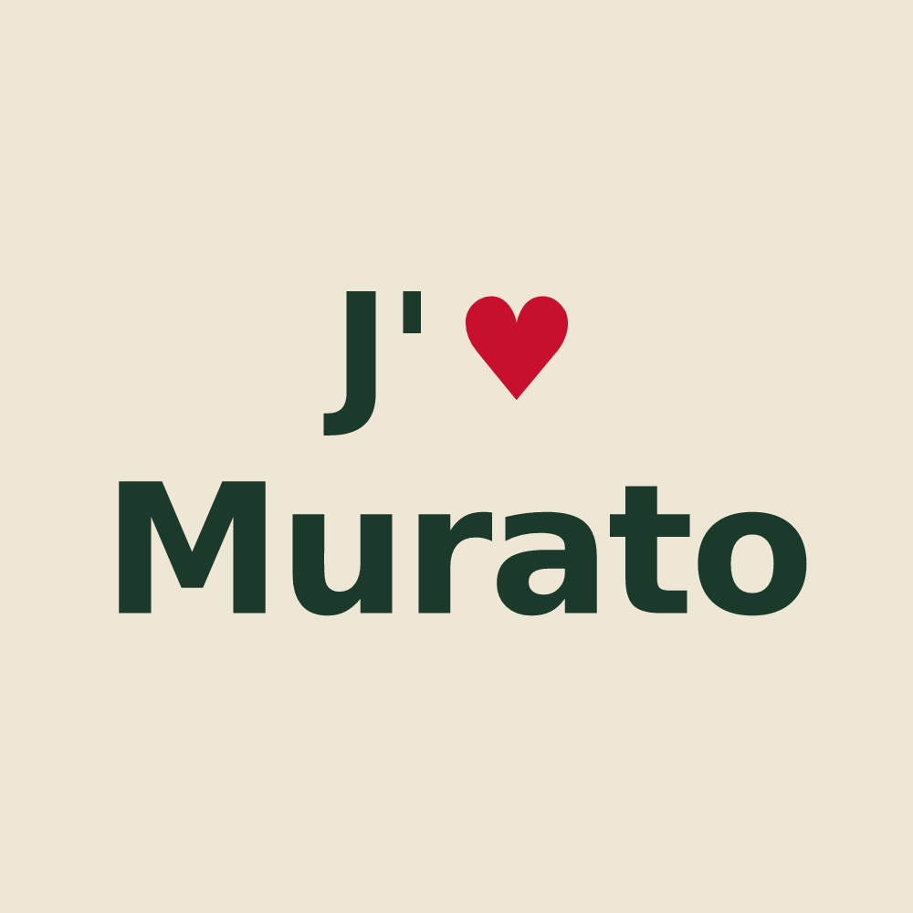 Tote bag personnalisé Murato — design J'aime Murato