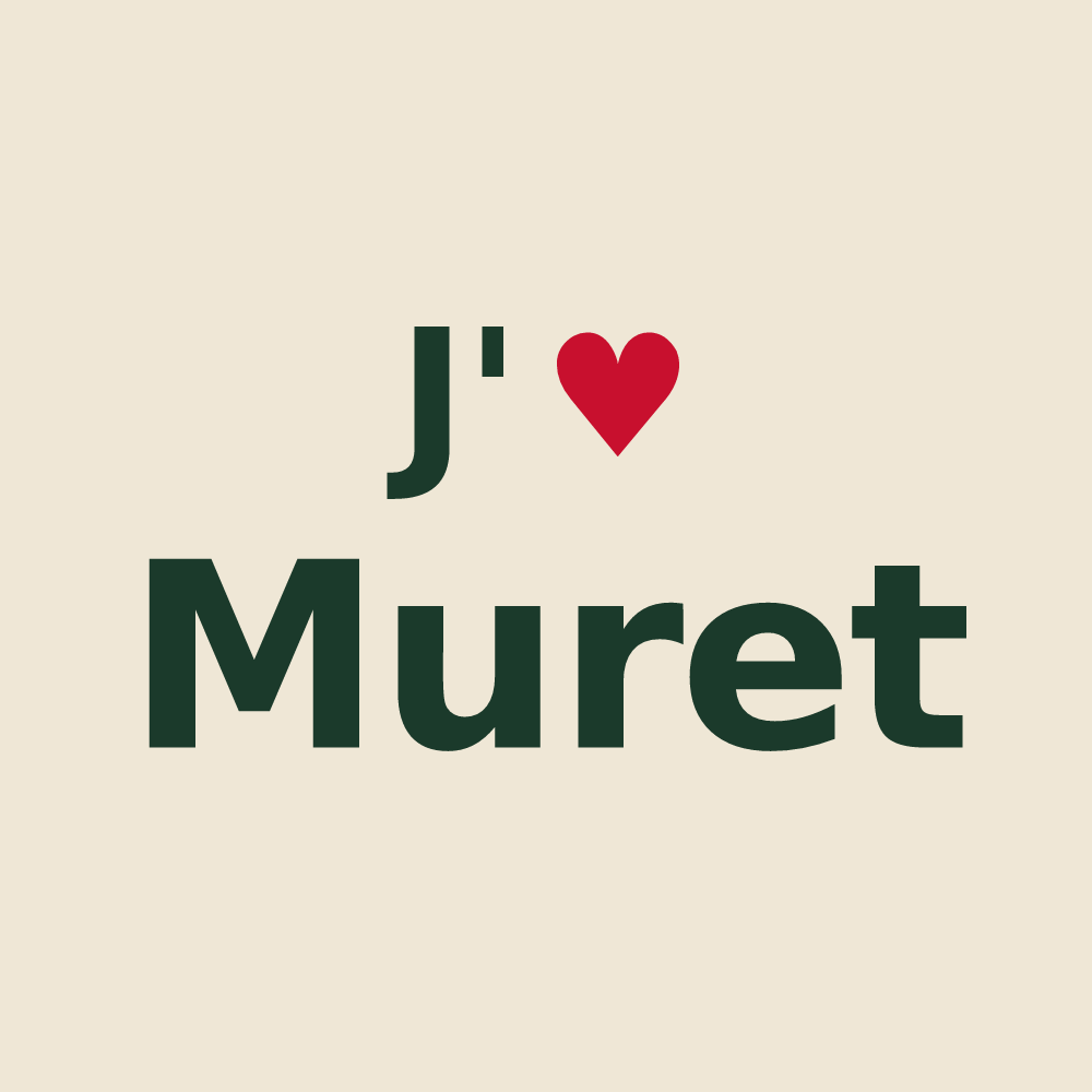 Tote bag personnalisé Muret — design J'aime Muret