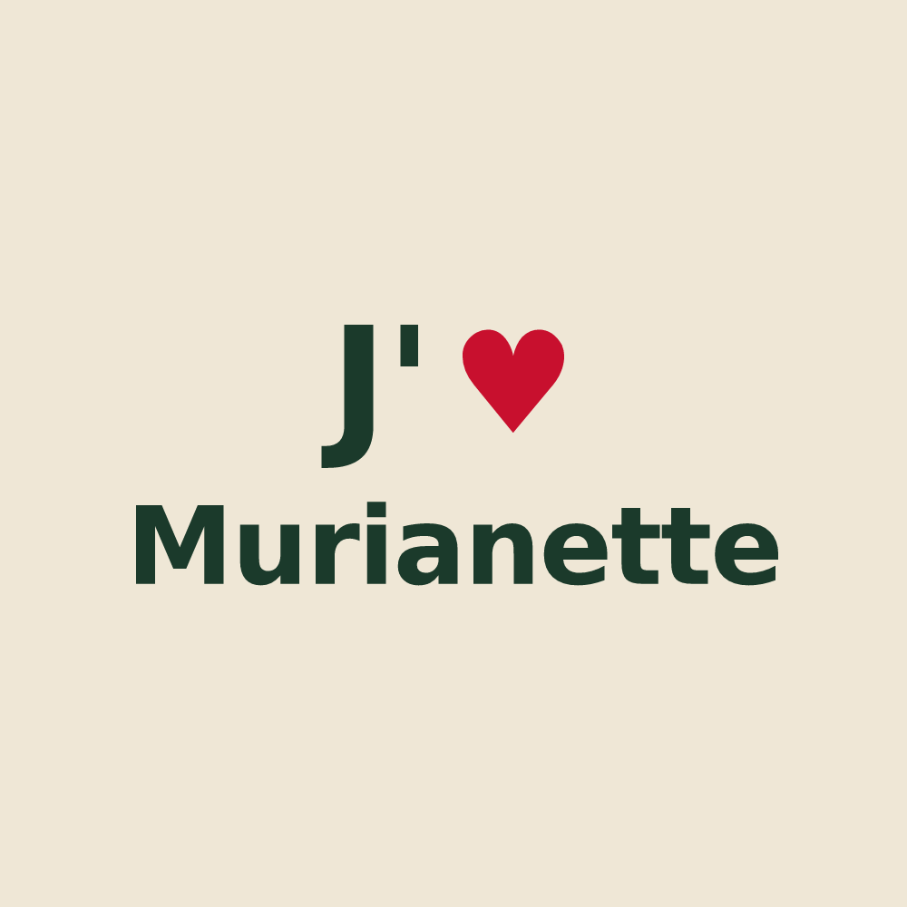 Tote bag personnalisé Murianette — design J'aime Murianette