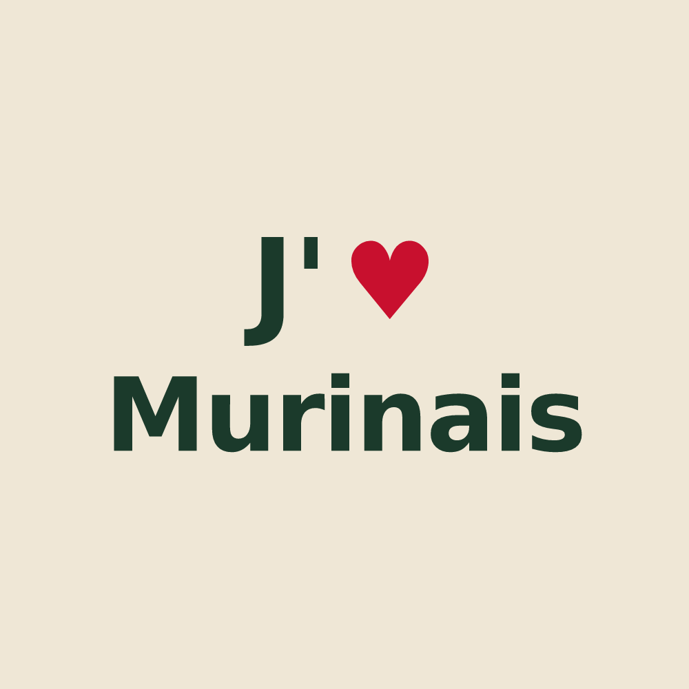 Tote bag personnalisé Murinais — design J'aime Murinais