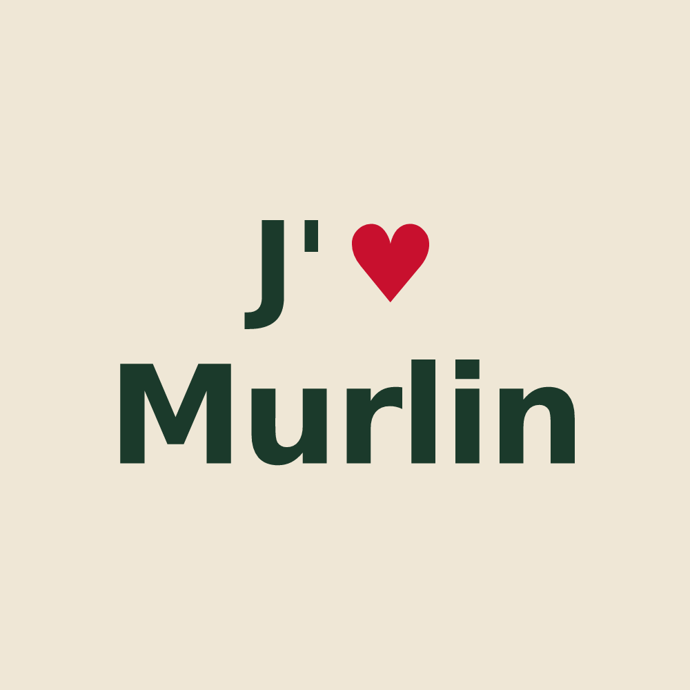 Tote bag personnalisé Murlin — design J'aime Murlin