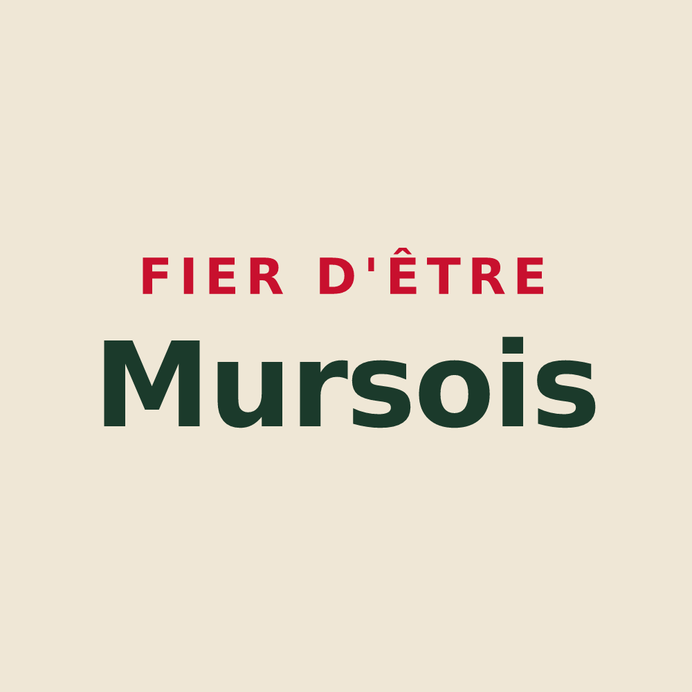 Tote bag « Fier d'être Mursois » — design pour Murs