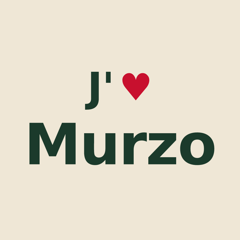 Tote bag personnalisé Murzo — design J'aime Murzo