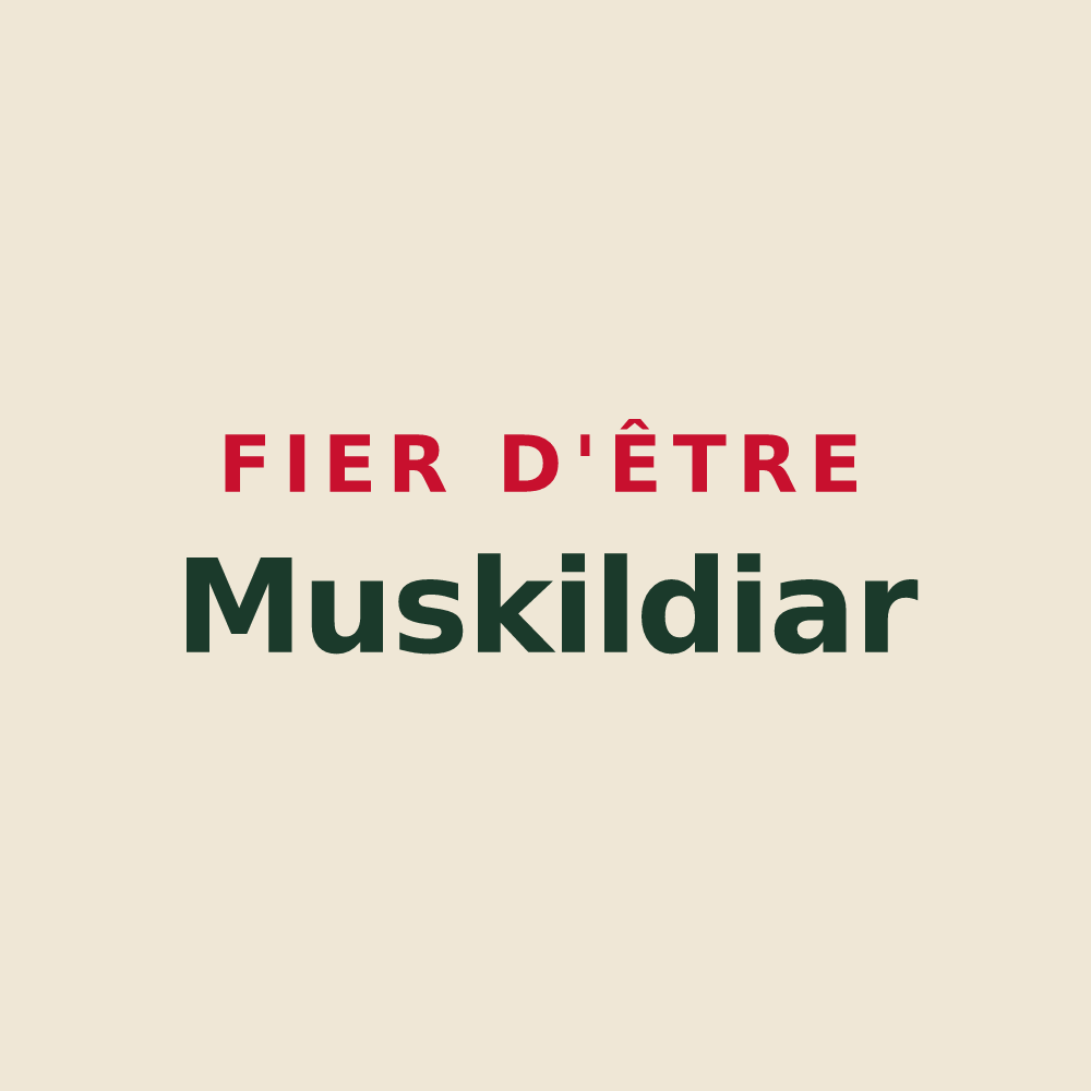 Tote bag « Fier d'être Muskildiar » — design pour Musculdy