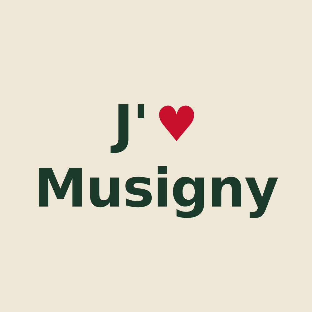 Tote bag personnalisé Musigny — design J'aime Musigny