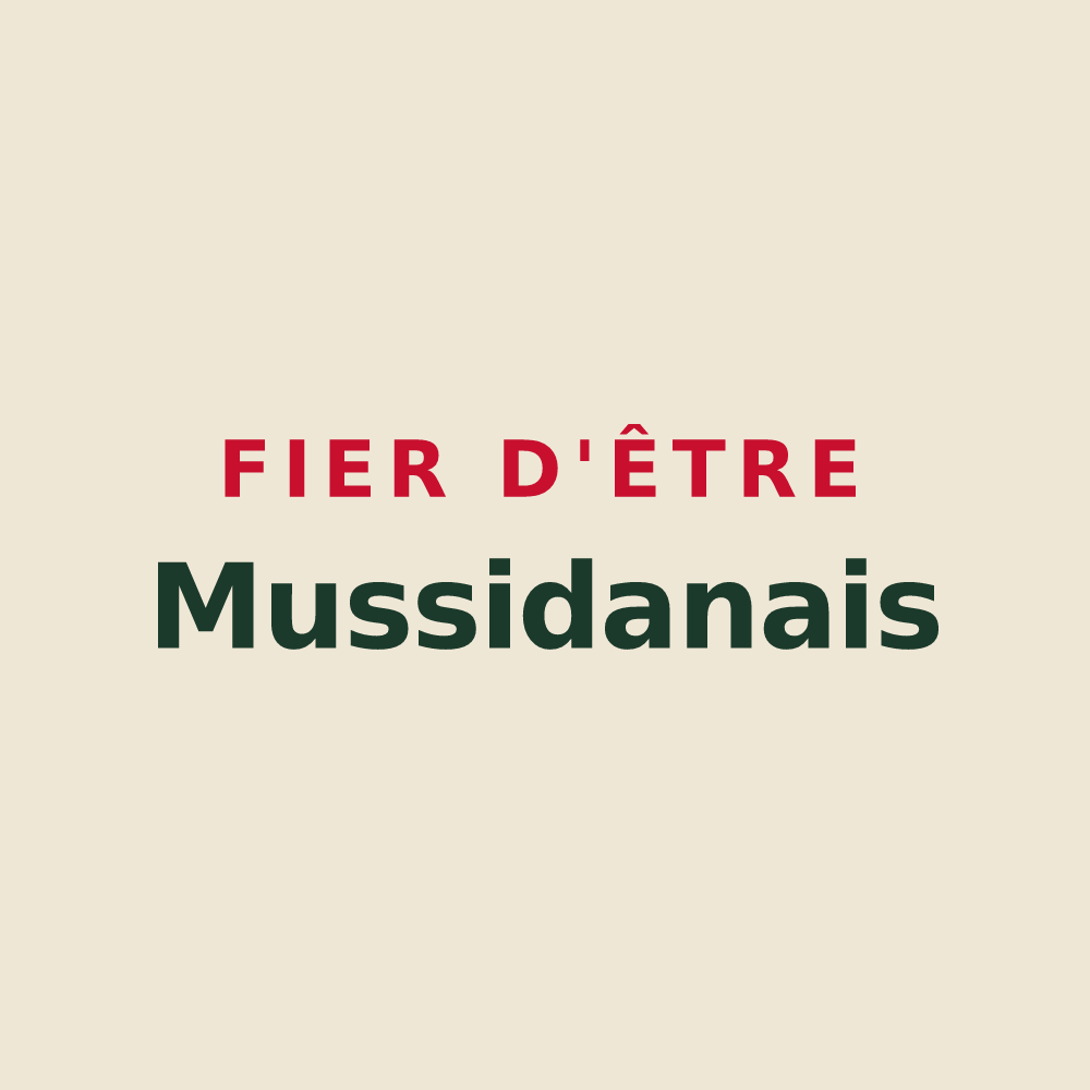Tote bag « Fier d'être Mussidanais » — design pour Mussidan