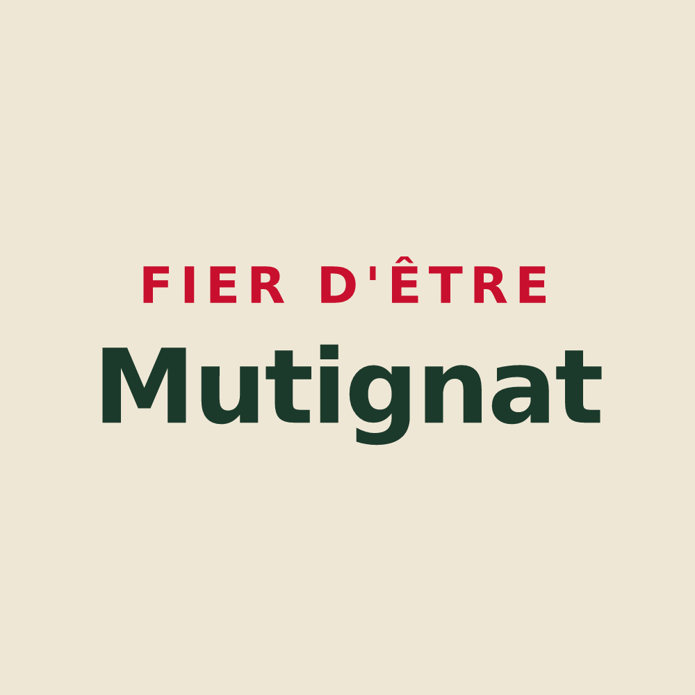 Tote bag « Fier d'être Mutignat » — design pour Mutigny