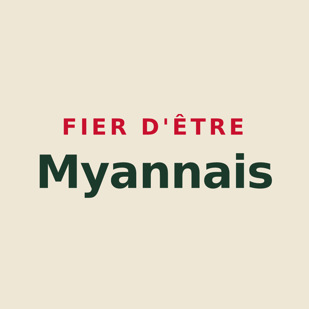Tote bag « Fier d'être Myannais » — design pour Myans