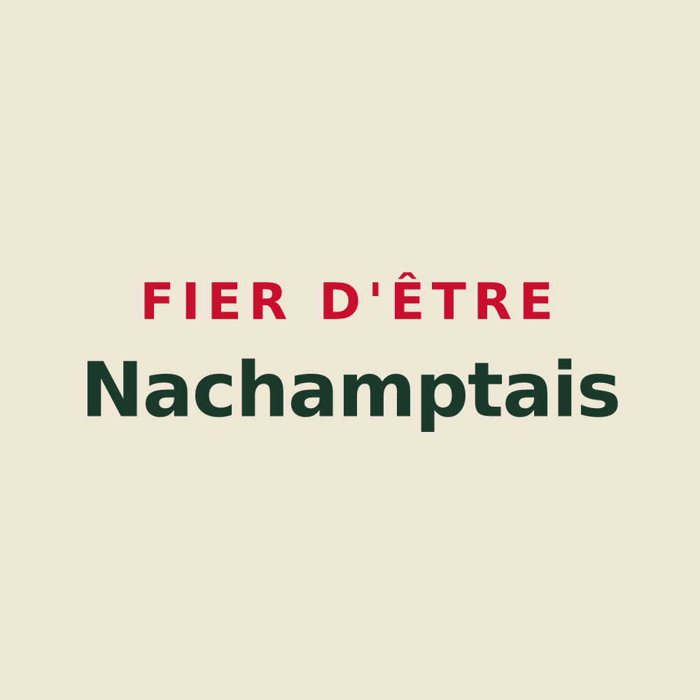 Tote bag « Fier d'être Nachamptais » — design pour Nachamps