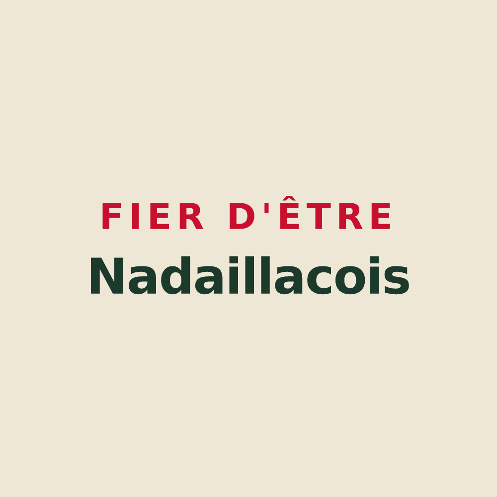 Tote bag « Fier d'être Nadaillacois » — design pour Nadaillac