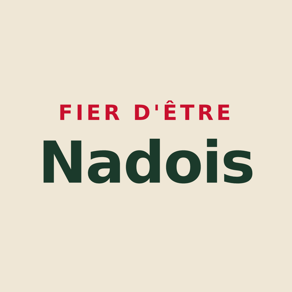 Tote bag « Fier d'être Nadois » — design pour Nades