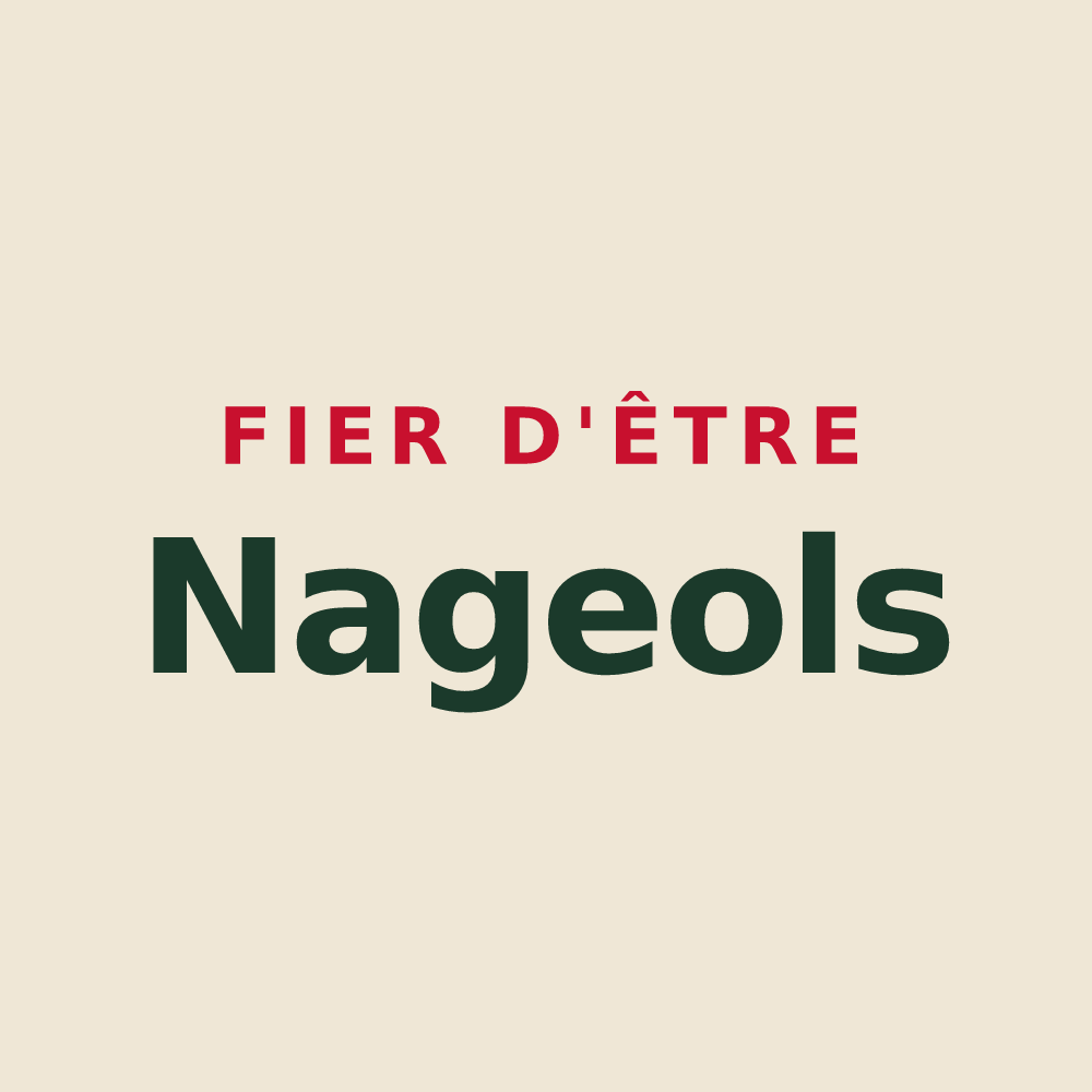 Tote bag « Fier d'être Nageols » — design pour Nages