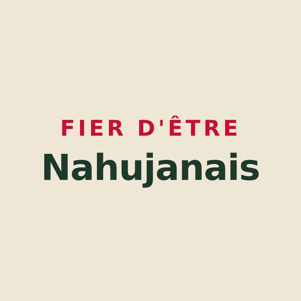 Tote bag « Fier d'être Nahujanais » — design pour Nahuja