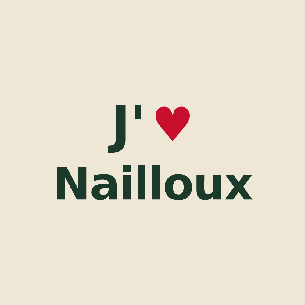 Tote bag personnalisé Nailloux — design J'aime Nailloux