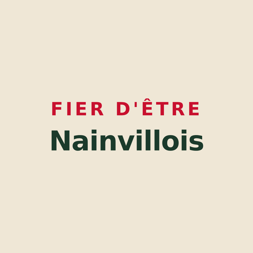 Tote bag « Fier d'être Nainvillois » — design pour Nainville-les-Roches