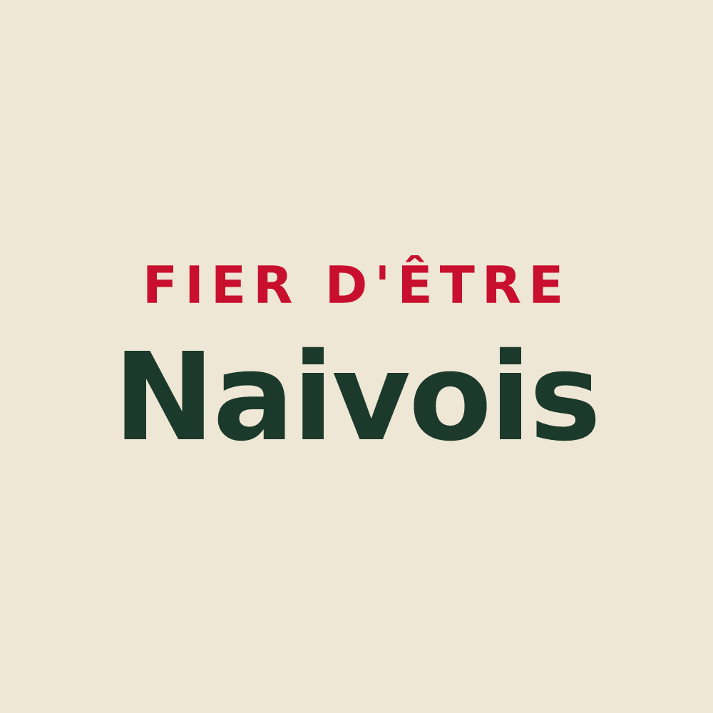 Tote bag « Fier d'être Naivois » — design pour Naives-en-Blois