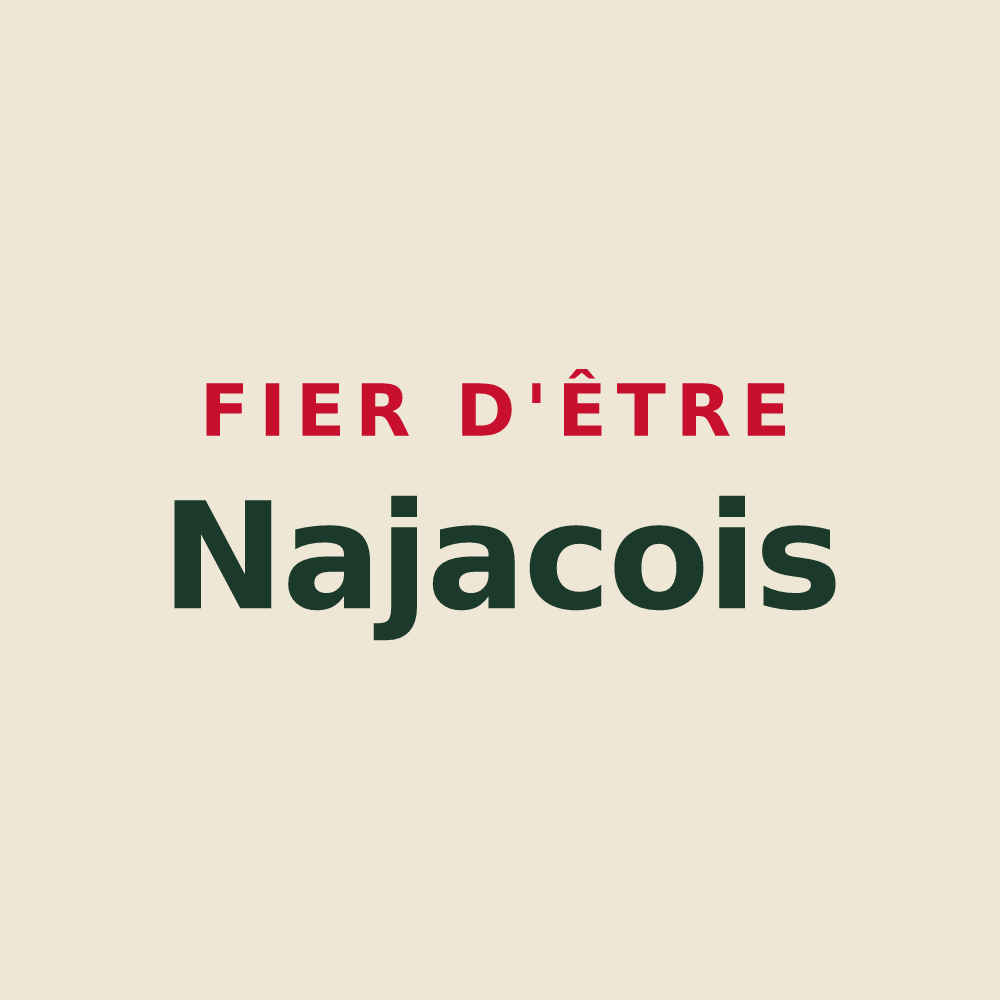 Tote bag « Fier d'être Najacois » — design pour Najac
