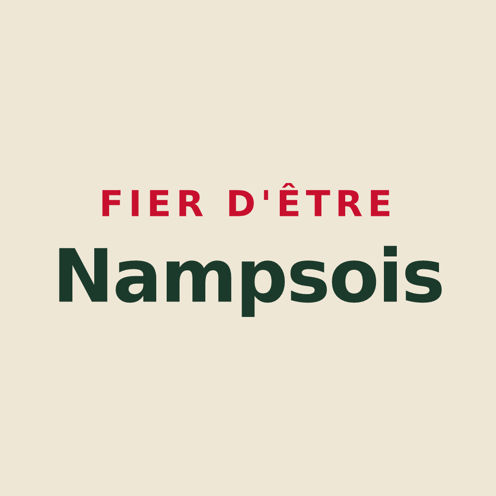 Tote bag « Fier d'être Nampsois » — design pour Namps-Maisnil