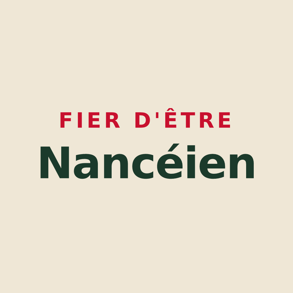 Tote bag « Fier d'être Nancéien » — design pour Nancy