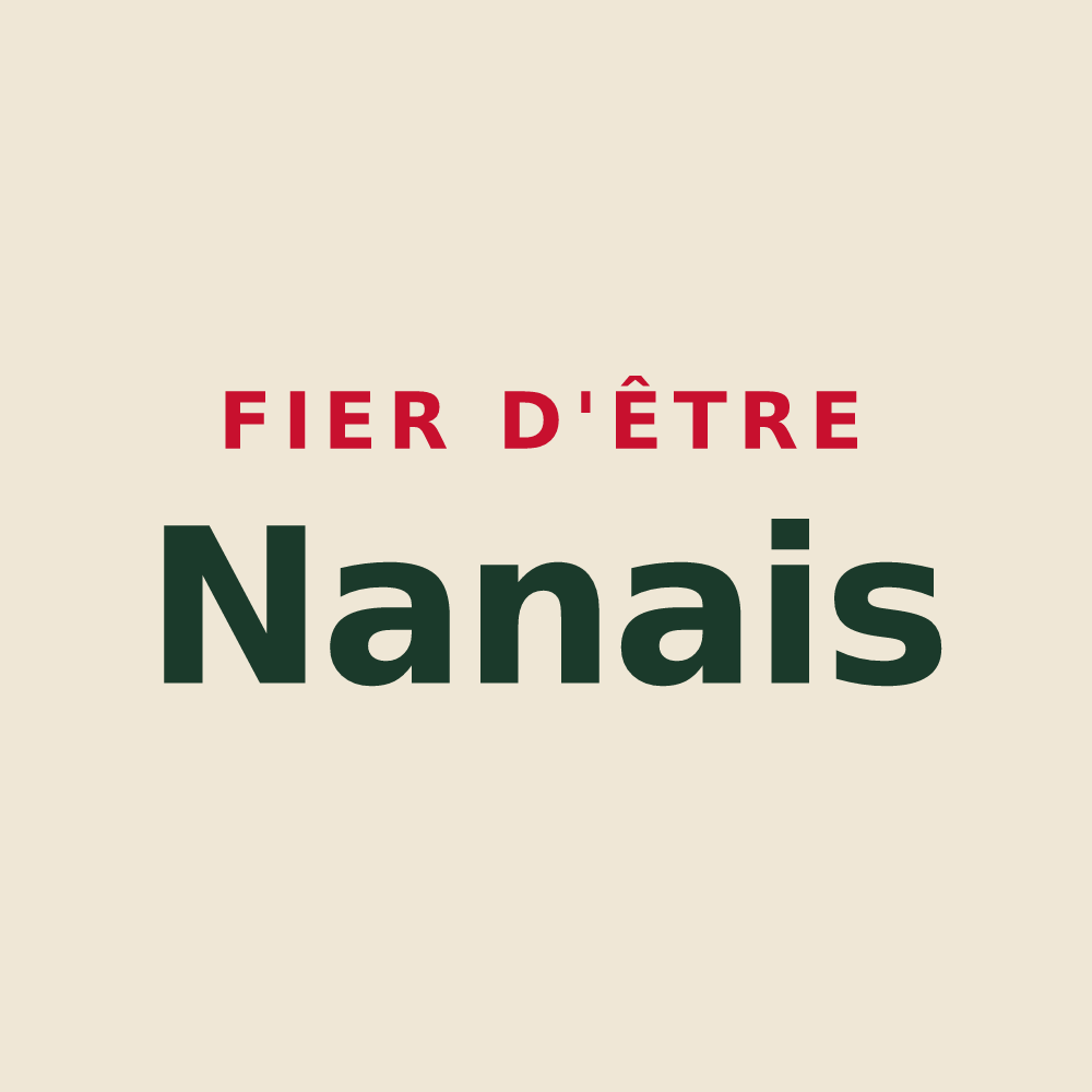 Tote bag « Fier d'être Nanais » — design pour Nans-sous-Sainte-Anne