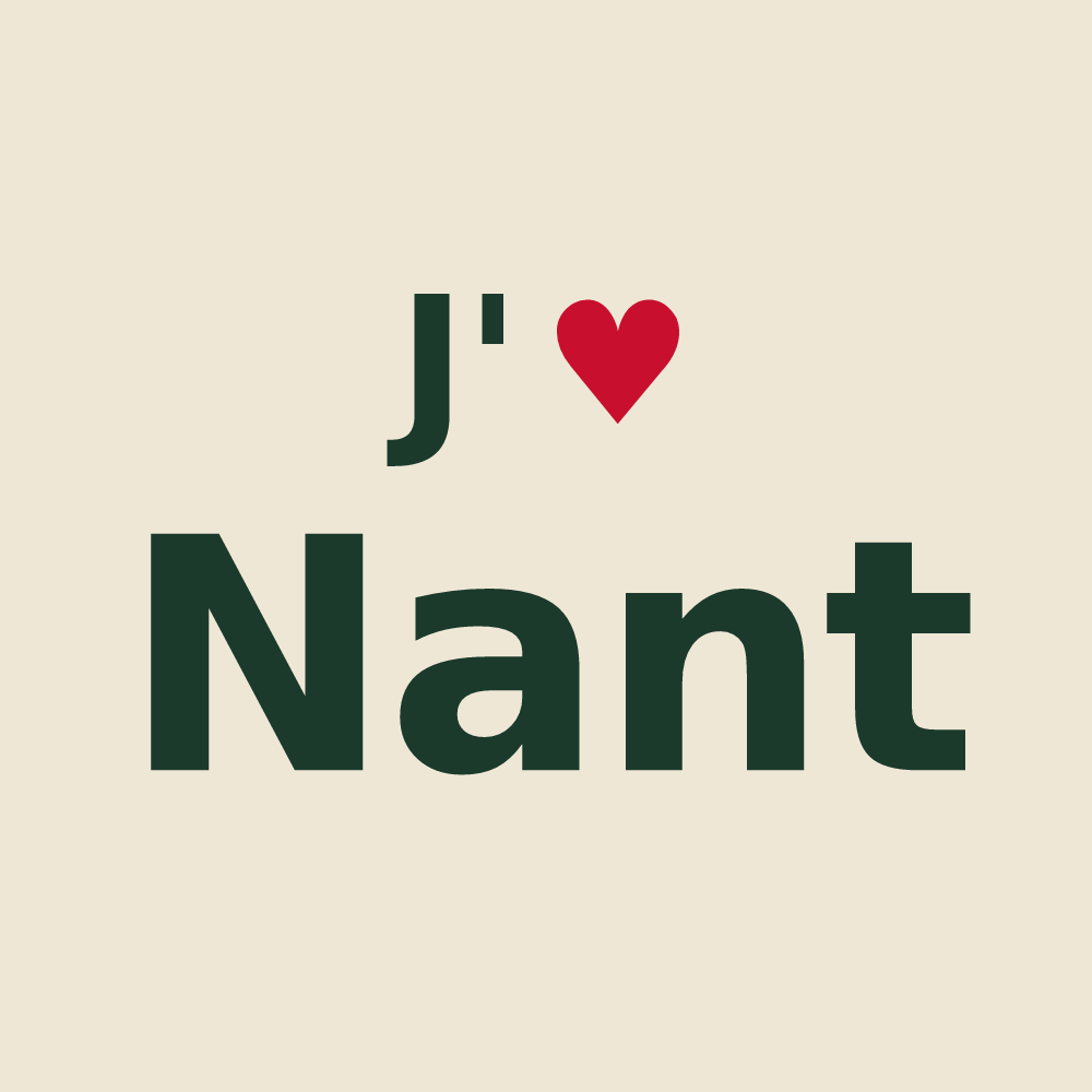 Tote bag personnalisé Nant — design J'aime Nant