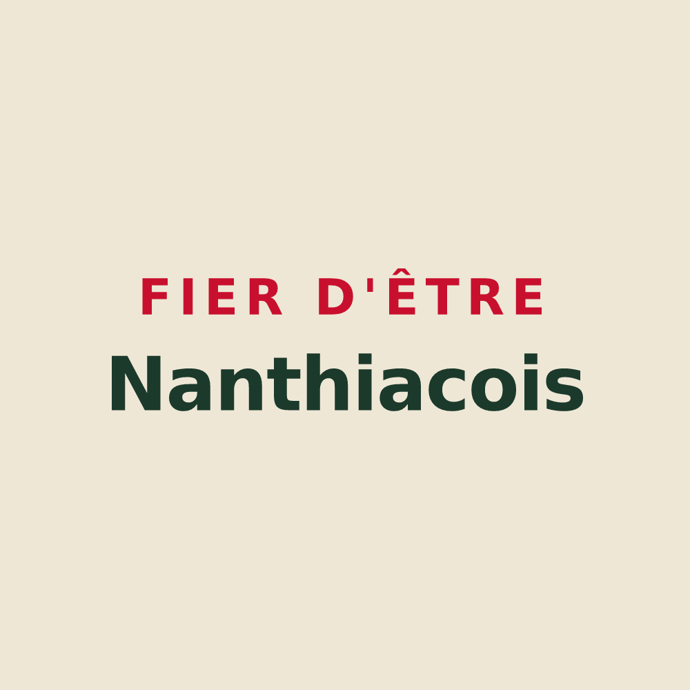 Tote bag « Fier d'être Nanthiacois » — design pour Nanthiat