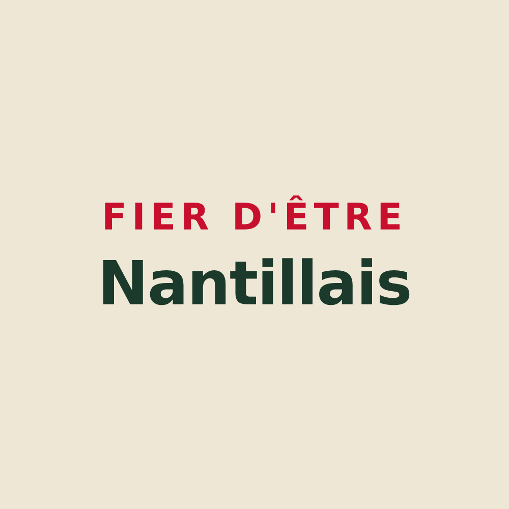 Tote bag « Fier d'être Nantillais » — design pour Nantillé