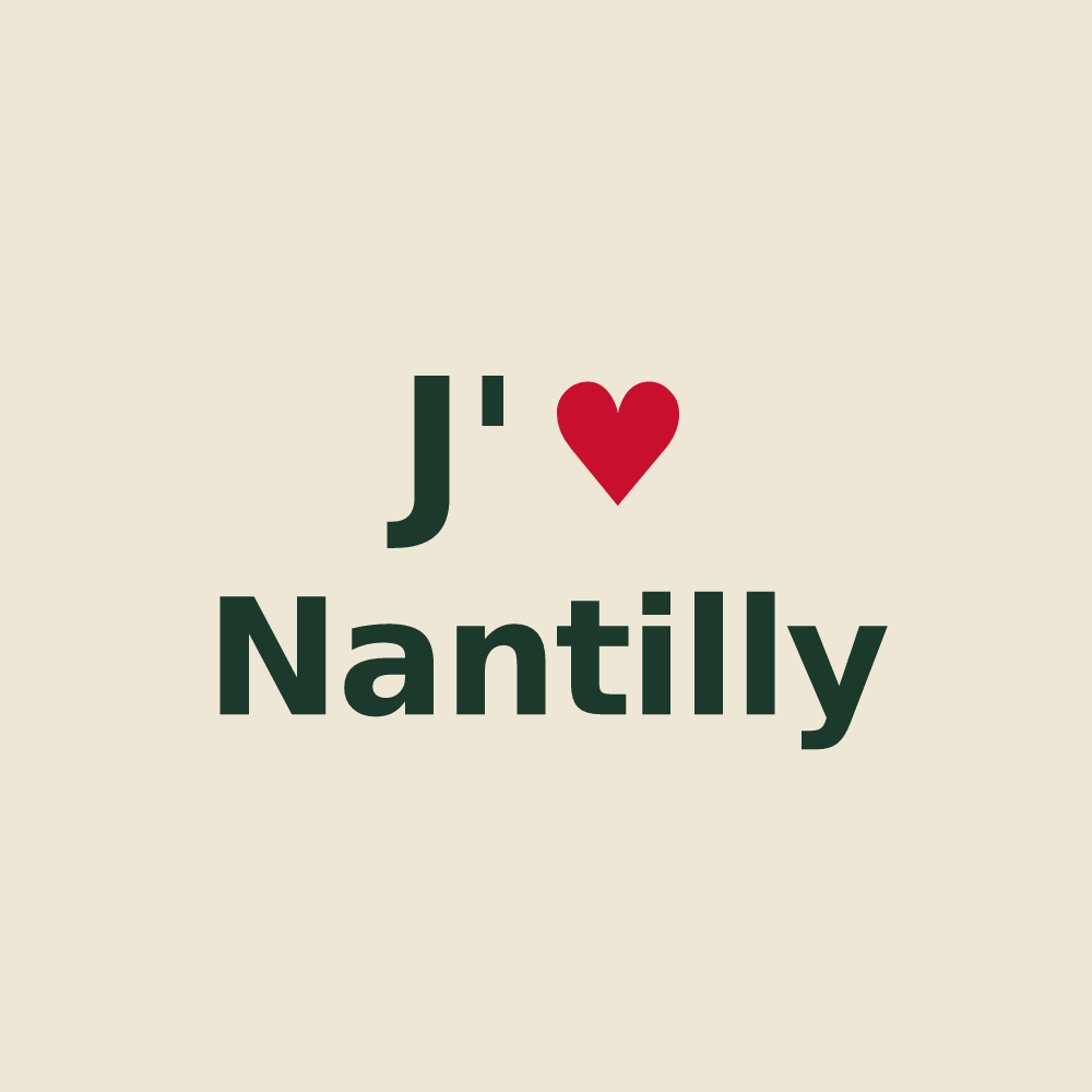 Tote bag personnalisé Nantilly — design J'aime Nantilly